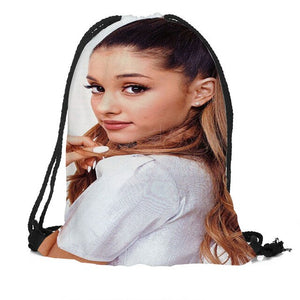 Ariana Grande Printing Drawstring Backpack